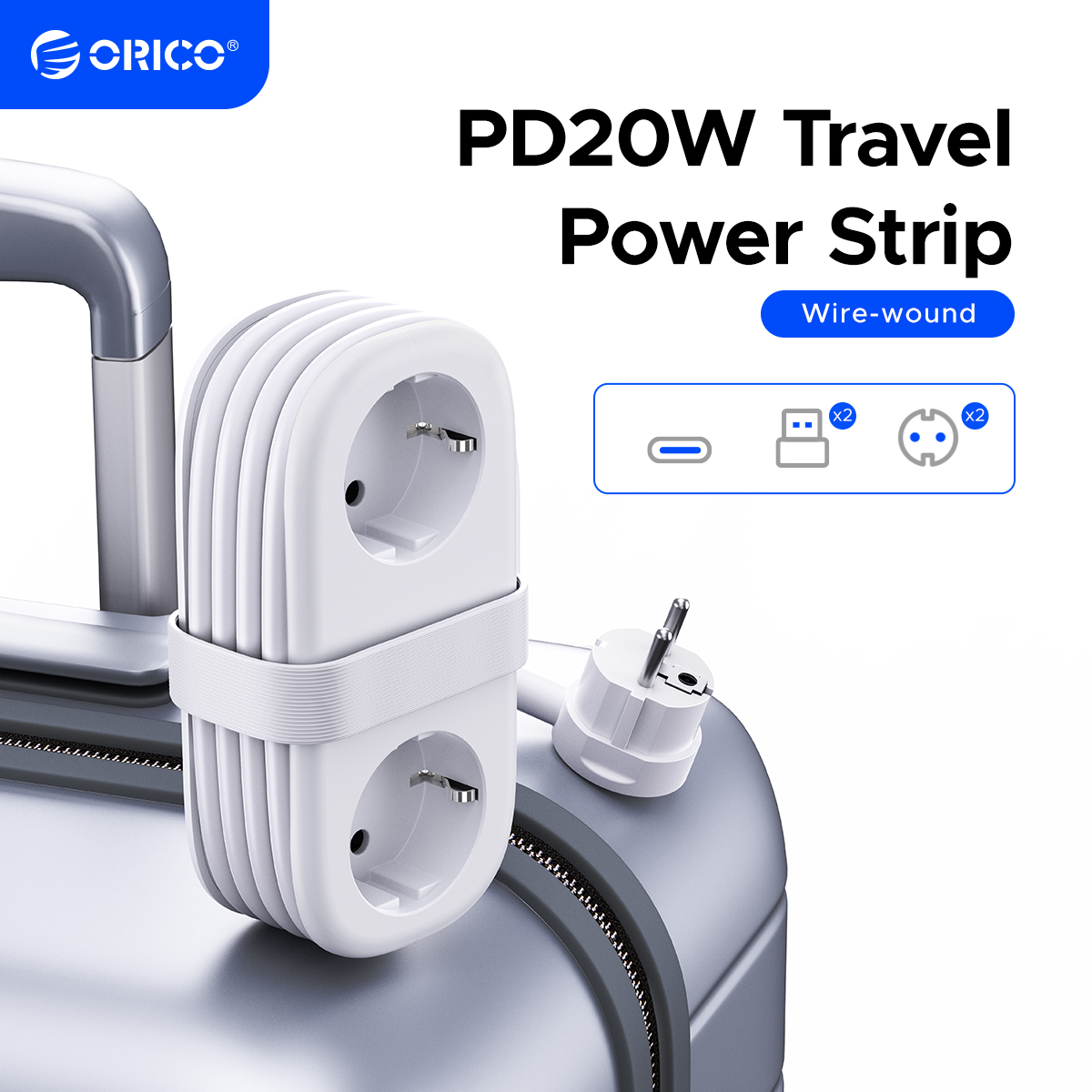 Home Improvement Outlet - ORICO 20W prise ue multiprise électrique
